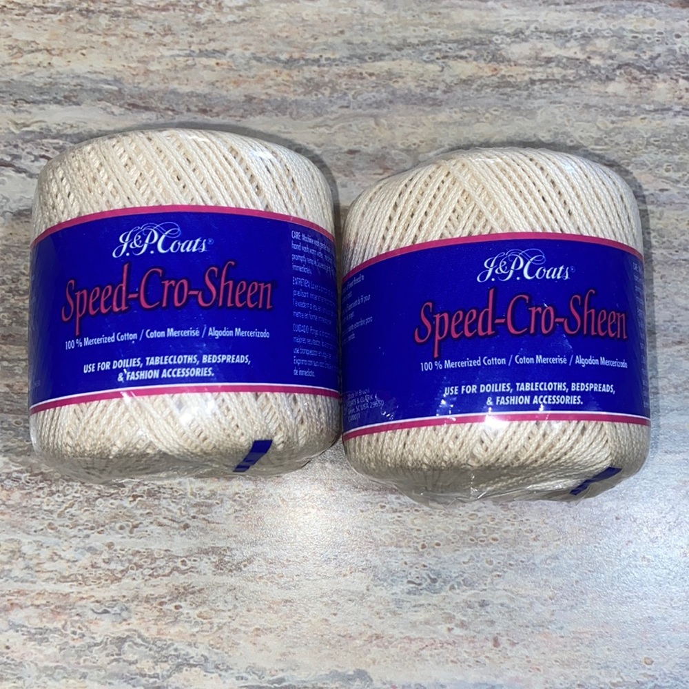 NEW Cotton Yarn (set of 2)